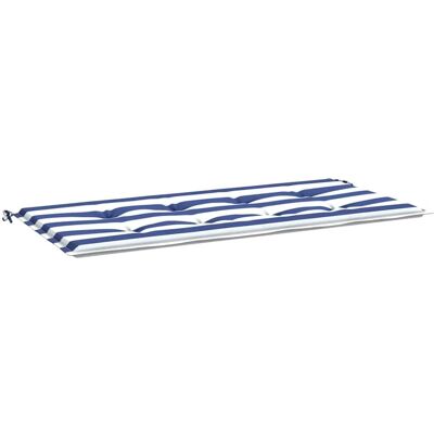 vidaXL Tuinbankkussen - Blauw-Wit Gestreept - 100x50x3cm vidaXL Tuinbankkussen - Blauw-Wit Gestreept - 100x50x3cm