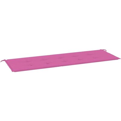 vidaXL Gartenbankkissen Pink - 150x50x3 cm Oxford Stoff vidaXL Gartenbankkissen Pink - 150x50x3 cm Oxford Stoff