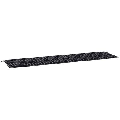 vidaXL Gartenbankkissen Schwarz Karomuster - 200x50x3 cm - Innen- und Außenbereich vidaXL Gartenbankkissen Schwarz Karomuster - 200x50x3 cm - Innen- und Außenbereich