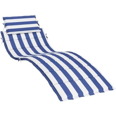 Maisonchic - Cojín de tumbona tela Oxford a rayas azul y blanco vidaXL277803 - Azul - Cojín de tumbona Maisonchic - Cojín de tumbona tela Oxford a rayas azul y blanco vidaXL277803 - Azul - Cojín de tumbona