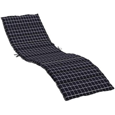 vidaXL Pude med Sort Ternet Oxford-Stof - Pude vidaXL Pude med Sort Ternet Oxford-Stof - Pude