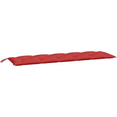 vidaXL Gartenbankkissen - Rot, 180x50x7 cm - Gartenbank vidaXL Gartenbankkissen - Rot, 180x50x7 cm - Gartenbank