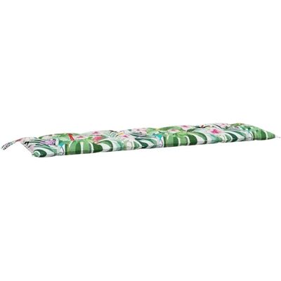 vidaXL Gartenbankauflage Mehrfarbig 180x50x7 cm Oxford Stoff vidaXL Gartenbankauflage Mehrfarbig 180x50x7 cm Oxford Stoff