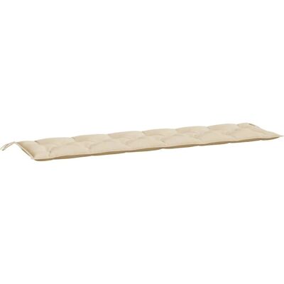 vidaXL Gartenbankkissen - Langlebiges Oxford-Gewebe - Beigefarben - 200 x 50 x 7 cm vidaXL Gartenbankkissen - Langlebiges Oxford-Gewebe - Beigefarben - 200 x 50 x 7 cm
