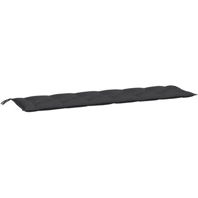 vidaXL Gartenbankkissen - 200x50x7 cm Oxford Stoff - Schwarz - Gartenbankkissen vidaXL Gartenbankkissen - 200x50x7 cm Oxford Stoff - Schwarz - Gartenbankkissen