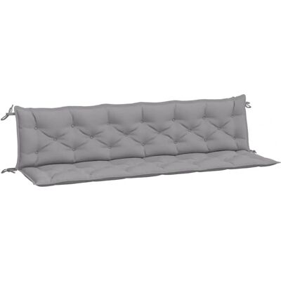 vidaXL Gartenbankauflagen - Grau 200x50x7 cm Oxford-Gewebe vidaXL Gartenbankauflagen - Grau 200x50x7 cm Oxford-Gewebe