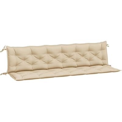 vidaXL Gartenbank-Auflagen beige 200 x 50 x 7 cm Oxford-Gewebe vidaXL Gartenbank-Auflagen beige 200 x 50 x 7 cm Oxford-Gewebe