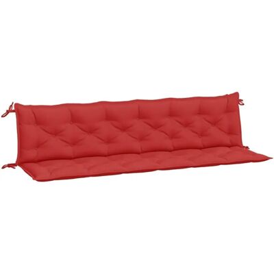 vidaXL Gartenbank-Auflagen - Rot 200x50x7 cm Oxford-Gewebe vidaXL Gartenbank-Auflagen - Rot 200x50x7 cm Oxford-Gewebe