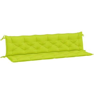 vidaXL Coussin pour banc de jardin - Vert clair - 200x50x7 cm - Coussin pour banc de jardin - Publicité vidaXL Coussin pour banc de jardin - Vert clair - 200x50x7 cm - Coussin pour banc de jardin - Publicité