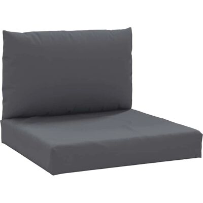 vidaXL Pallet cushion - Set van 2 comfortabele palletkussens - Grijze oxford stof - Pallet cushion vidaXL Pallet cushion - Set van 2 comfortabele palletkussens - Grijze oxford stof - Pallet cushion