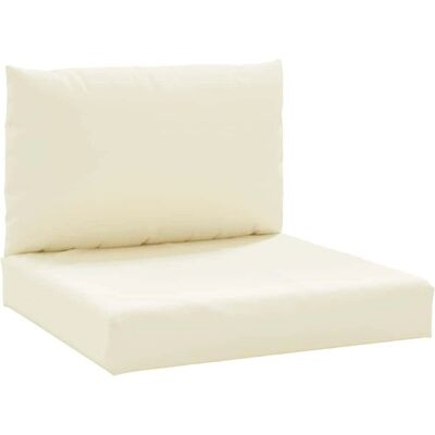 vidaXL Palletkussen - Zacht Oxford Crème Wit - Pallet Cushion vidaXL Palletkussen - Zacht Oxford Crème Wit - Pallet Cushion