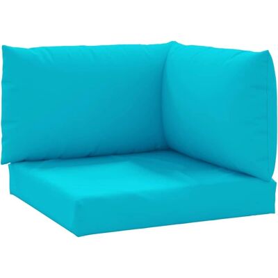 vidaXL Palletenkissen 3 Stück Türkis Oxford Stoff - Pallet cushions vidaXL Palletenkissen 3 Stück Türkis Oxford Stoff - Pallet cushions