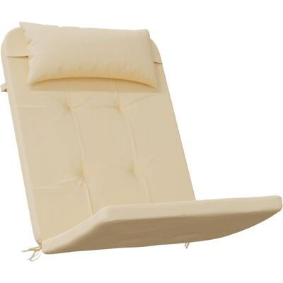 Maisonchic Beigefarbene Adirondack Stuhlkissen - Kissen Maisonchic Beigefarbene Adirondack Stuhlkissen - Kissen