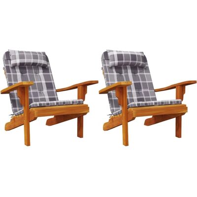 Maisonchic Model 3323 Grijze Kussens - Kussens voor Adirondack Stoelen Maisonchic Model 3323 Grijze Kussens - Kussens voor Adirondack Stoelen