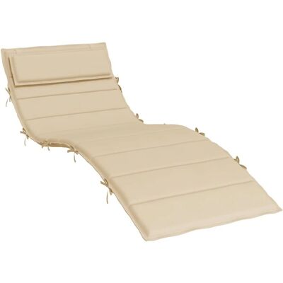 vidaXL Liegekissen Beige - Kissen vidaXL Liegekissen Beige - Kissen