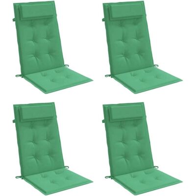 vidaXL Cojines de respaldo alto - 4 piezas vidaXL Cojines de respaldo alto - 4 piezas