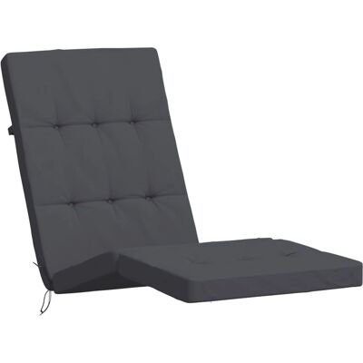 vidaXL Sitzkissen Set 2 Stück Anthrazit Oxford Stoff - Deck chair cushions vidaXL Sitzkissen Set 2 Stück Anthrazit Oxford Stoff - Deck chair cushions