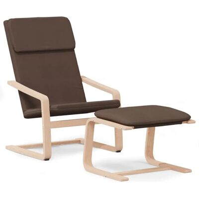 VidaXL Sessel mit Hocker - Bequem & Langlebig VidaXL Sessel mit Hocker - Bequem & Langlebig