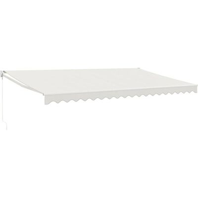 VIDAXL Markise Retractable Crema 5x3 m - Sonnenschutz VIDAXL Markise Retractable Crema 5x3 m - Sonnenschutz