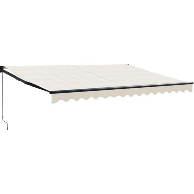 vidaXL Manuelle Markise - 4,5x3 m - Aluminium & Stoff vidaXL Manuelle Markise - 4,5x3 m - Aluminium & Stoff