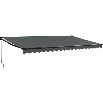 VIDAXL Retractable Anthrazit Markise - Terrassenüberdachung VIDAXL Retractable Anthrazit Markise - Terrassenüberdachung