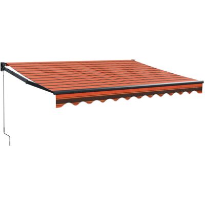Maisonchic Aluminium Orange Retractable Awning - Sonnenschutz Maisonchic Aluminium Orange Retractable Awning - Sonnenschutz