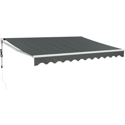 vidaXL Automatischer Markise 3,5x2,5 m Anthrazit vidaXL Automatischer Markise 3,5x2,5 m Anthrazit