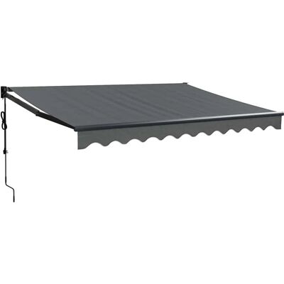 vidaXL Automatische Markise - 3,5x2,5m, Anthrazit vidaXL Automatische Markise - 3,5x2,5m, Anthrazit