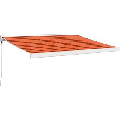 vidaXL Orange Braun Markise - Einziehbar vidaXL Orange Braun Markise - Einziehbar