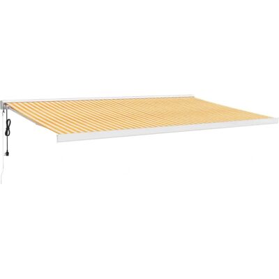 Toldo retráctil de aluminio y tela - 5x3m Toldo retráctil de aluminio y tela - 5x3m