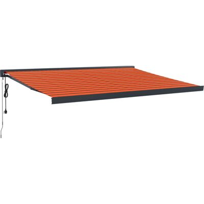 vidaXL Kääntyvä markiisi oranssi ja ruskea - 4,5x3 m vidaXL Kääntyvä markiisi oranssi ja ruskea - 4,5x3 m