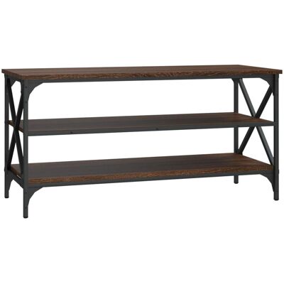 vidaXL TV-Schrank Braun Eiche 100x40x50 cm - TV Schrank vidaXL TV-Schrank Braun Eiche 100x40x50 cm - TV Schrank