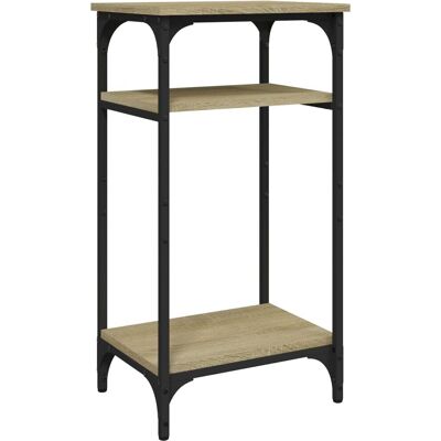 vidaXL Sonoma Eik Multi Kleur Bijzettafel - Bijzettafel vidaXL Sonoma Eik Multi Kleur Bijzettafel - Bijzettafel