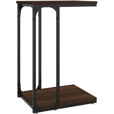 vidaXL 825821 Braun Eichen Beistelltisch - Beistelltisch vidaXL 825821 Braun Eichen Beistelltisch - Beistelltisch