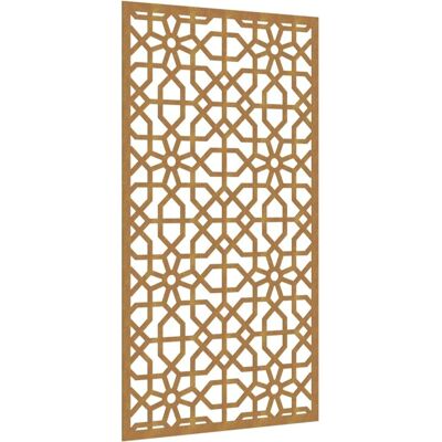 vidaXL Garten Wanddekoration - Maurisches Stahl Braun 105x55cm vidaXL Garten Wanddekoration - Maurisches Stahl Braun 105x55cm