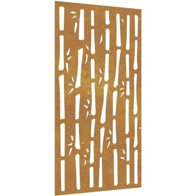 vidaXL Gartengestaltung Wand - Cortenstahl Bambus - 105x55cm vidaXL Gartengestaltung Wand - Cortenstahl Bambus - 105x55cm