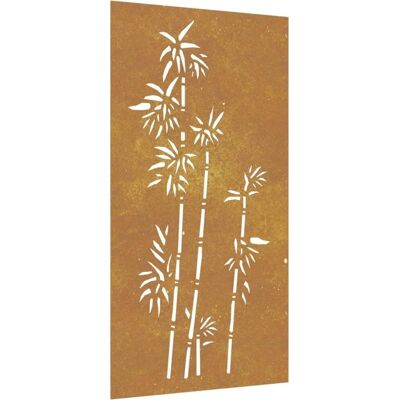 vidaXL Garten-Wanddekoration - Cortenstahl Bambus - 105x55 cm - Wandkunst vidaXL Garten-Wanddekoration - Cortenstahl Bambus - 105x55 cm - Wandkunst