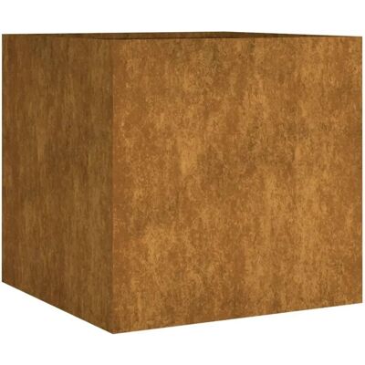 vidaXL 40x41x40 cm Corten Staal Plantbak - Tuin Verhoogt Bed voor DIY vidaXL 40x41x40 cm Corten Staal Plantbak - Tuin Verhoogt Bed voor DIY