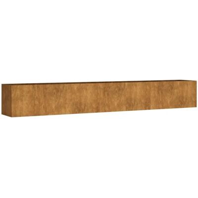 vidaXL Pihamaastopuutarha 280x40x40 cm Corten Teräs - Pihamaastopuutarha vidaXL Pihamaastopuutarha 280x40x40 cm Corten Teräs - Pihamaastopuutarha
