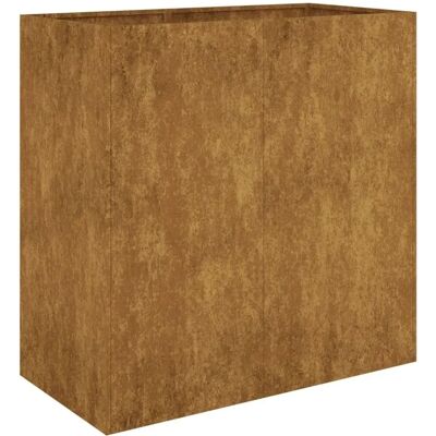 Jardinera en acier corten 80x40x80 cm vidaXL - Pot de fleurs - Publicité Jardinera en acier corten 80x40x80 cm vidaXL - Pot de fleurs - Publicité