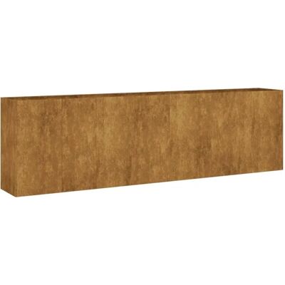 vidaXL Hochbeet 280x40x80 cm Cortenstahl - Hochbeet Garten vidaXL Hochbeet 280x40x80 cm Cortenstahl - Hochbeet Garten
