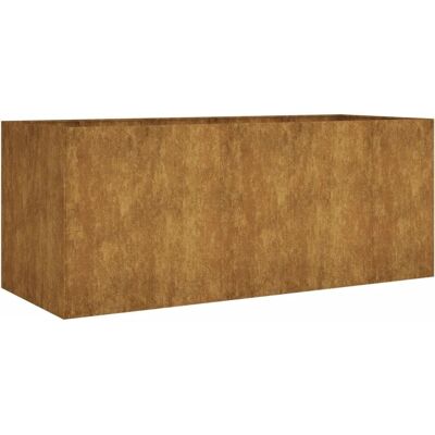 vidaXL Garten Hochbeet 200x80x80 cm Cortenstahl - Hochbeet Garten vidaXL Garten Hochbeet 200x80x80 cm Cortenstahl - Hochbeet Garten