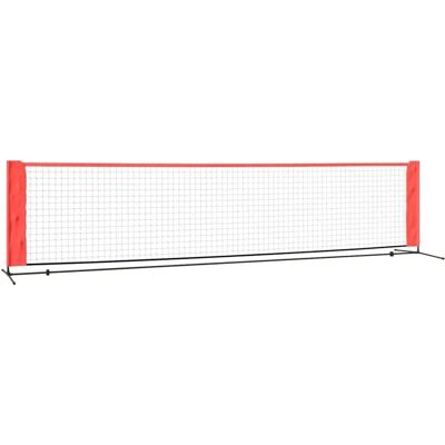 vidaXL Filet de tennis noir et rouge 400x100x87 cm Portable - Filet de tennis - Publicité vidaXL Filet de tennis noir et rouge 400x100x87 cm Portable - Filet de tennis - Publicité