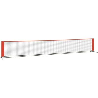 vidaXL Tennis Net Black Red 600x100x87 cm Portable Polyester vidaXL Tennis Net Black Red 600x100x87 cm Portable Polyester