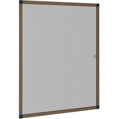 vidaXL Insectenhor voor Raam Bruin 80x100 cm - Insectenwering vidaXL Insectenhor voor Raam Bruin 80x100 cm - Insectenwering
