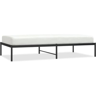 vidaXL metalen bedframe - Zwart - 100x190 cm - Bedframe vidaXL metalen bedframe - Zwart - 100x190 cm - Bedframe