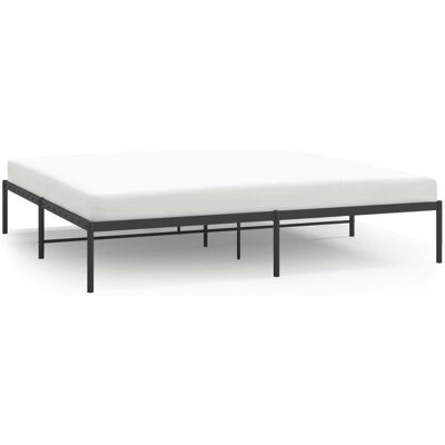 vidaXL Metallbett mit 200x200 cm Unterstützung - Bettart vidaXL Metallbett mit 200x200 cm Unterstützung - Bettart