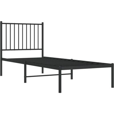 vidaXL Metallbett mit Kopfteil 75x190 cm - Bettart vidaXL Metallbett mit Kopfteil 75x190 cm - Bettart