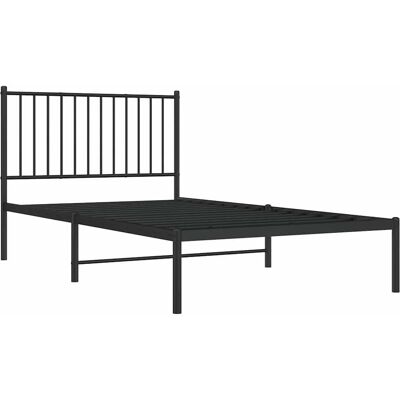 vidaXL metalen bedframe met hoofdbord - Bedtype vidaXL metalen bedframe met hoofdbord - Bedtype