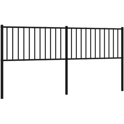 vidaXL metallipääty musta 180 cm - Pääty vidaXL metallipääty musta 180 cm - Pääty